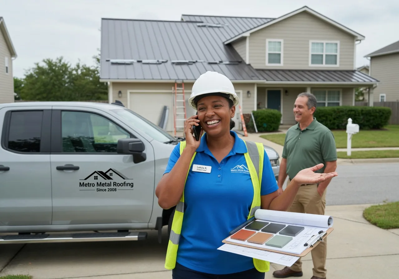 Storm Damage Metal Roof Repair in Lakeville, OH